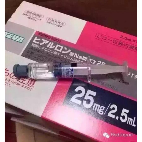 Hyaluronic Acid Na Intra Articular 25mg x10 Syringe TEVA 